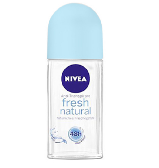 مام رول ضد تعریق زنانه نیوا Fresh Natural حجم 50 میل ا Nivea Deodorant Roll-On Fresh Natural 50ml