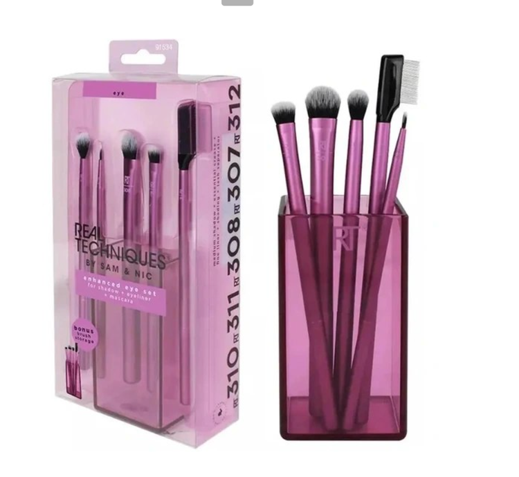 ست براش آرایش ریل تکنیک مدل 91534 ا Real Techniques Set Brush Enhansed Eyeliner