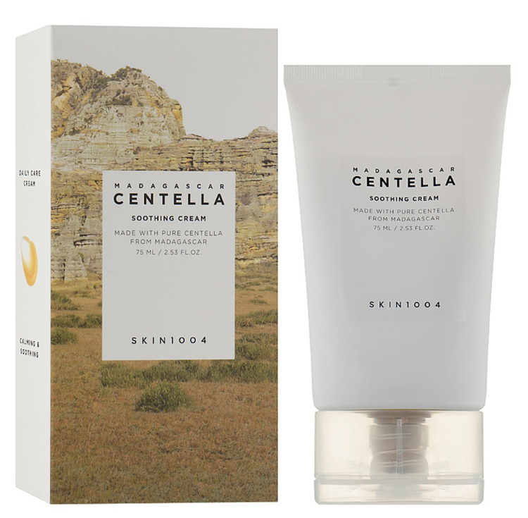 سوتینگ کرم مرطوب کننده ماداگاسکار سنتلا اسکین 1004 ( SKIN 1004 Madagascar Centella Soothing Cream ) اصل (ضمانت اصالت کالا)