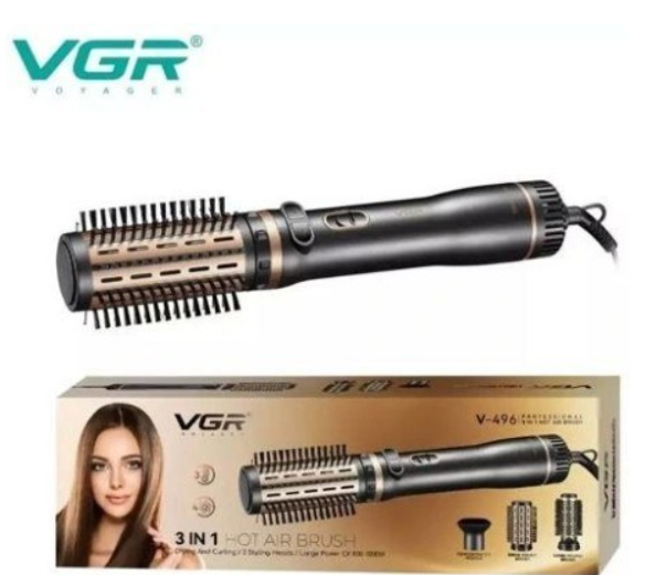سشوار چرخشی وی جی آر مدل V496 سه کاره با باد سرد