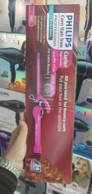 فر کننده و بابلیس فر ریز مو خودکاری فیلیپس مدل PH-1724 PHILIPS 2025