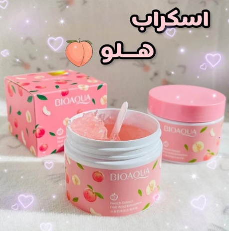اسکراب و لایه بردار هلو حجم ۱۴۰ میلی لیتر مناسب انواع پوست ا Moisturizing lip plumper and gloss ampoule design