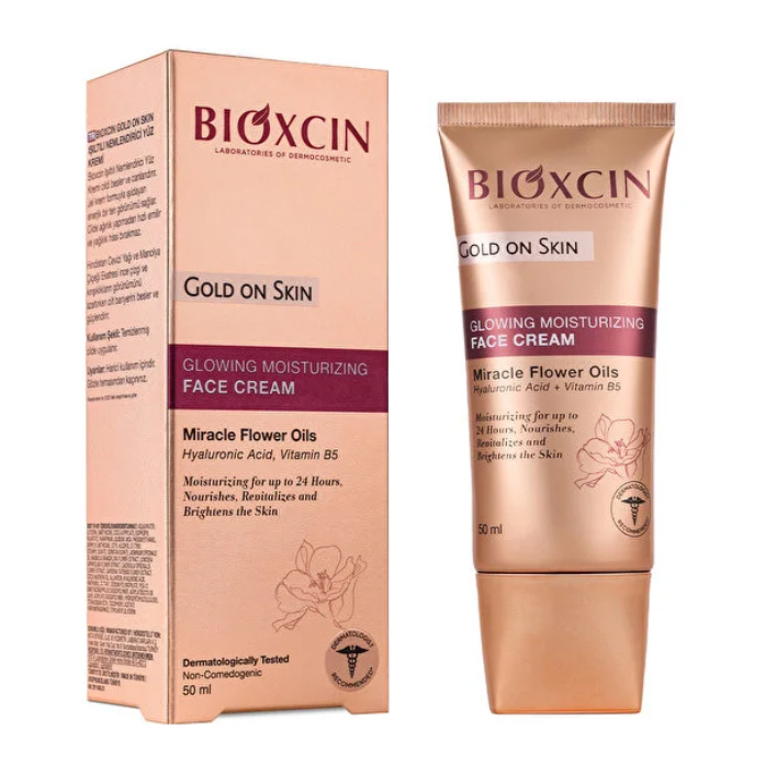 کرم آبرسان و روشن‌کننده صورت Gold on Skin