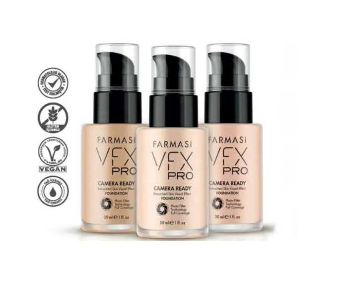 کرم پودر VFX PRO حجم ۳۰ میلی لیتر شماره 10 و04و 01