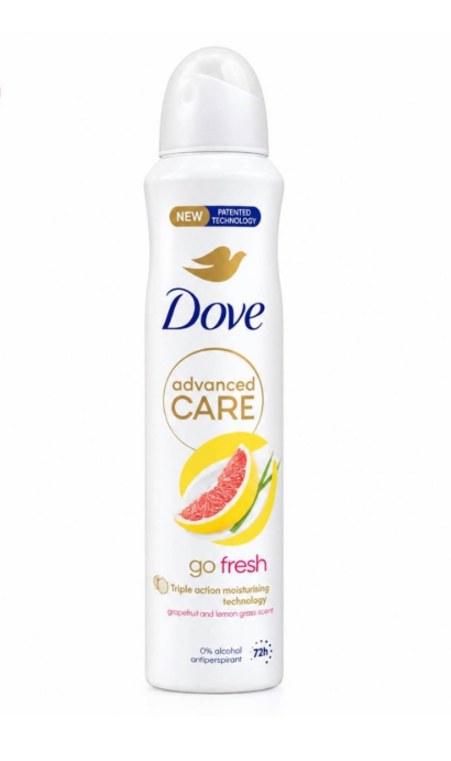 اسپری ضدتعریق 72 ساعته داوDove مدل گریپ فروت حجم 250 میل