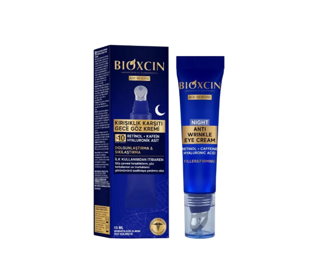 کرم ضد چروک و جوانساز دور چشم بیوکسین Bioxcin ویژه شب مدل AGE REVERSE