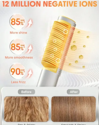برس حرارتی شیگلم Sleek Chic 3D | برس صاف کننده و حالت دهنده مو ا Sleek chic 3D thermal straightening brush