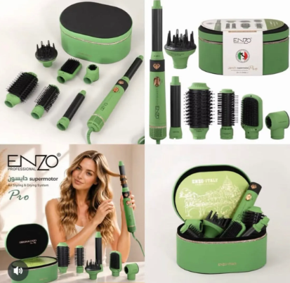 سشوار ایرپ انزو مدل 4133 pro - سبز ا Enzo hair dryer model 4133 pro