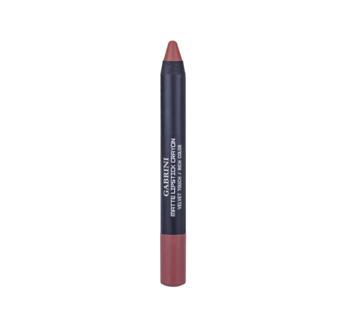 رژ لب مدادی مات مدل Matte Lipstick Crayon Rich Color - 08